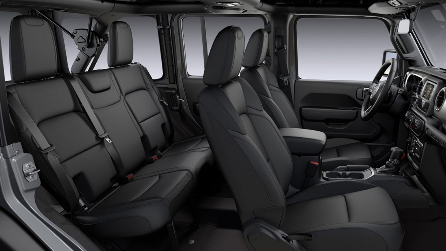 Jeep Wrangler Exceptional Interior Features
